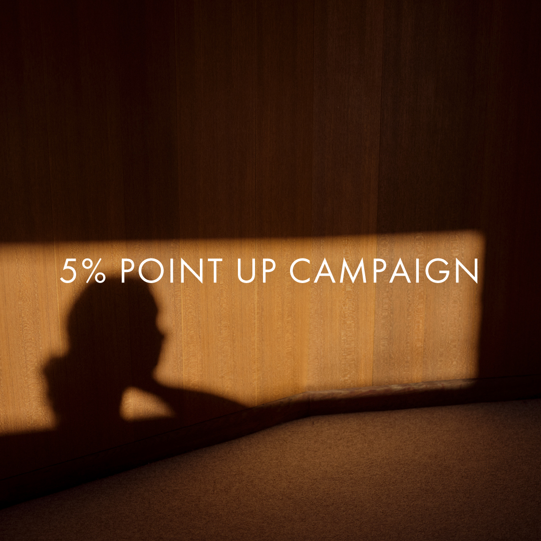 5％ POINT UP CAMPAIGN